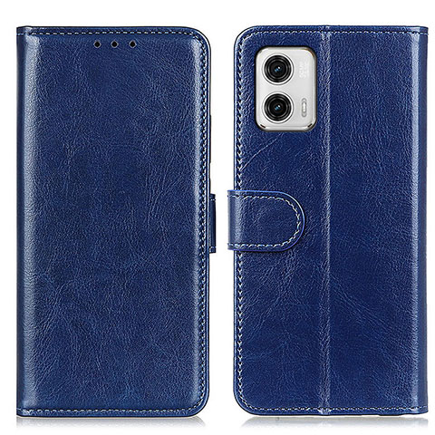 Funda de Cuero Cartera con Soporte Carcasa M07L para Motorola Moto G73 5G Azul