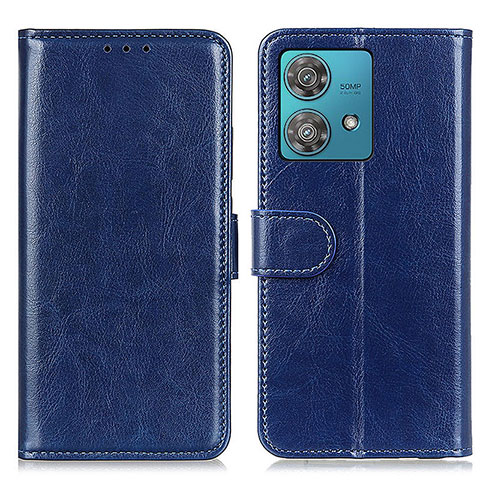 Funda de Cuero Cartera con Soporte Carcasa M07L para Motorola Moto G84 5G Azul