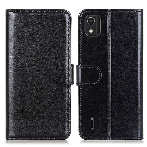 Funda de Cuero Cartera con Soporte Carcasa M07L para Nokia C2 2nd Edition Negro