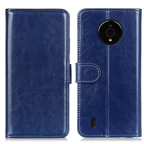 Funda de Cuero Cartera con Soporte Carcasa M07L para Nokia C200 Azul