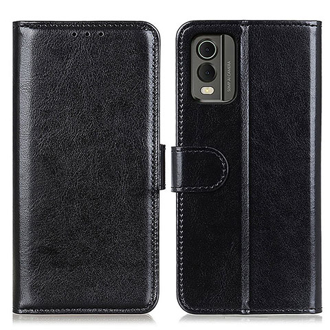 Funda de Cuero Cartera con Soporte Carcasa M07L para Nokia C32 Negro