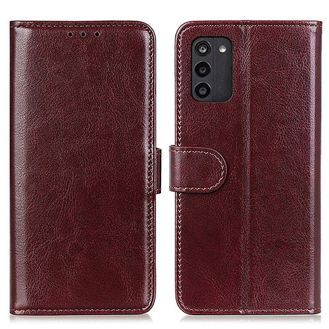 Funda de Cuero Cartera con Soporte Carcasa M07L para Nokia G100 Marron