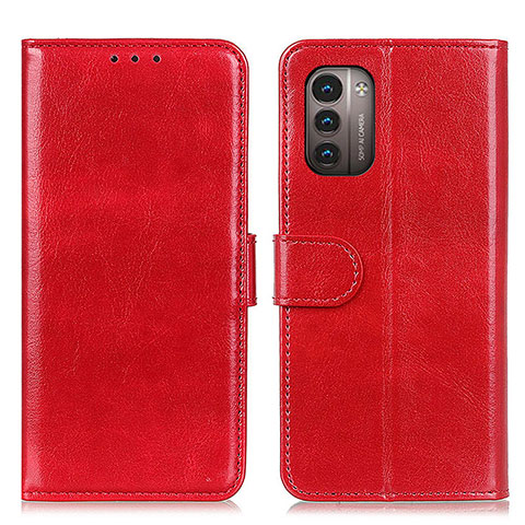 Funda de Cuero Cartera con Soporte Carcasa M07L para Nokia G21 Rojo