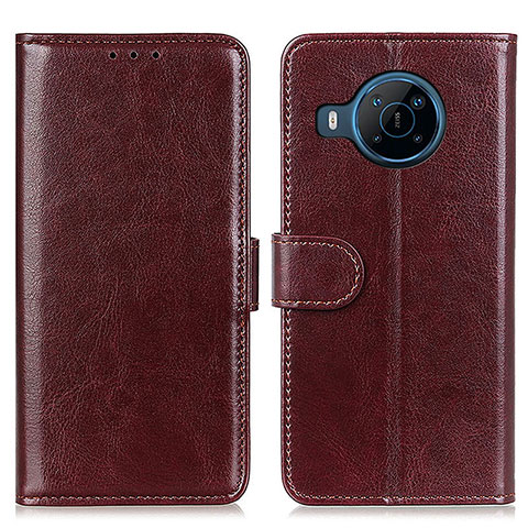 Funda de Cuero Cartera con Soporte Carcasa M07L para Nokia X100 5G Marron