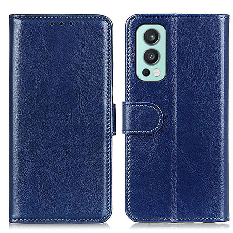 Funda de Cuero Cartera con Soporte Carcasa M07L para OnePlus Nord 2 5G Azul