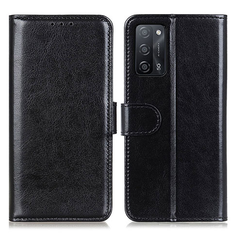 Funda de Cuero Cartera con Soporte Carcasa M07L para Oppo A53s 5G Negro