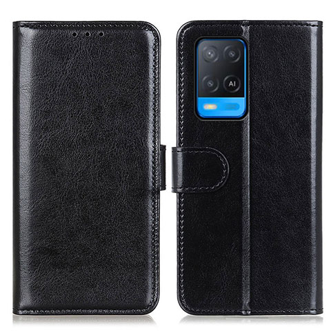 Funda de Cuero Cartera con Soporte Carcasa M07L para Oppo A54 4G Negro