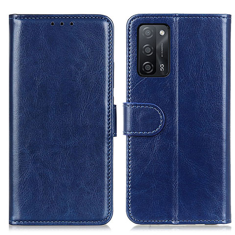 Funda de Cuero Cartera con Soporte Carcasa M07L para Oppo A56 5G Azul