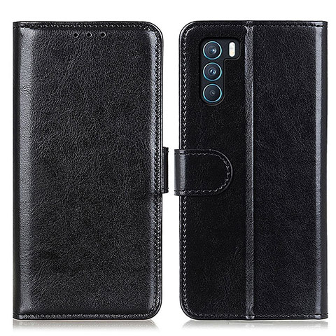 Funda de Cuero Cartera con Soporte Carcasa M07L para Oppo K9 Pro 5G Negro