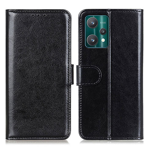 Funda de Cuero Cartera con Soporte Carcasa M07L para Realme 9 Pro+ Plus 5G Negro