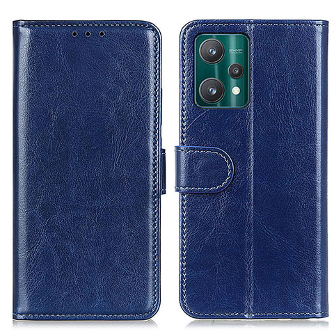 Funda de Cuero Cartera con Soporte Carcasa M07L para Realme Narzo 50 Pro 5G Azul