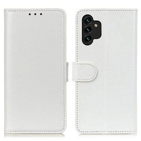 Funda de Cuero Cartera con Soporte Carcasa M07L para Samsung Galaxy A13 4G Blanco