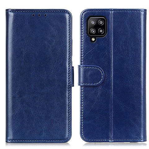 Funda de Cuero Cartera con Soporte Carcasa M07L para Samsung Galaxy A22 4G Azul