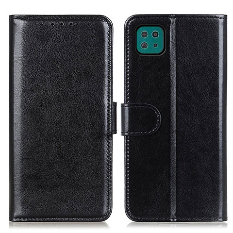 Funda de Cuero Cartera con Soporte Carcasa M07L para Samsung Galaxy A22 5G Negro