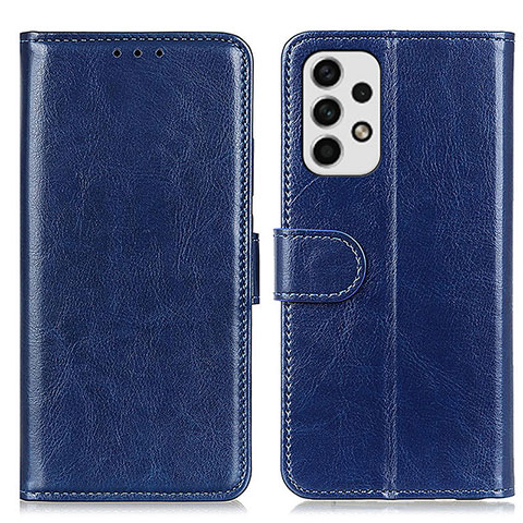 Funda de Cuero Cartera con Soporte Carcasa M07L para Samsung Galaxy A23 4G Azul