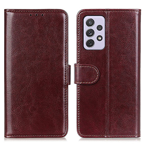 Funda de Cuero Cartera con Soporte Carcasa M07L para Samsung Galaxy A73 5G Marron