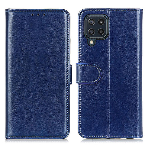 Funda de Cuero Cartera con Soporte Carcasa M07L para Samsung Galaxy M32 4G Azul