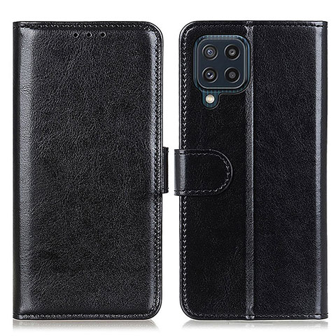 Funda de Cuero Cartera con Soporte Carcasa M07L para Samsung Galaxy M32 4G Negro