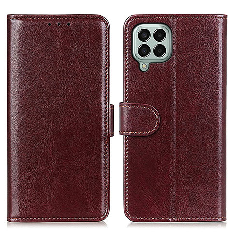 Funda de Cuero Cartera con Soporte Carcasa M07L para Samsung Galaxy M33 5G Marron