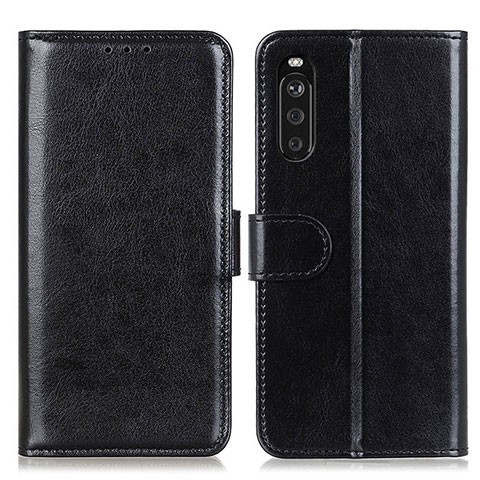 Funda de Cuero Cartera con Soporte Carcasa M07L para Sony Xperia 10 III Negro