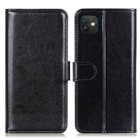 Funda de Cuero Cartera con Soporte Carcasa M07L para Wiko Y82 Negro