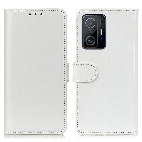 Funda de Cuero Cartera con Soporte Carcasa M07L para Xiaomi Mi 11T 5G Blanco