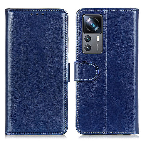 Funda de Cuero Cartera con Soporte Carcasa M07L para Xiaomi Mi 12T Pro 5G Azul