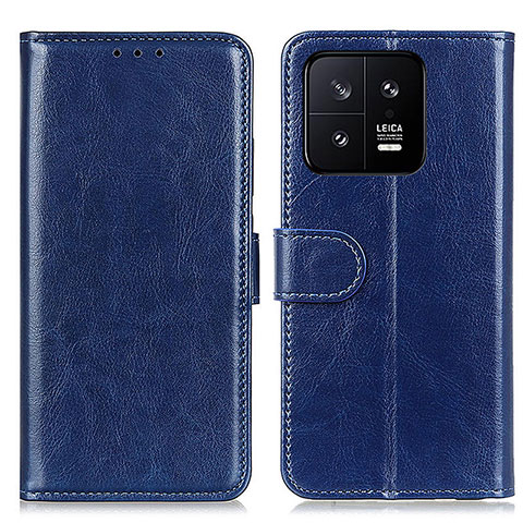 Funda de Cuero Cartera con Soporte Carcasa M07L para Xiaomi Mi 13 5G Azul