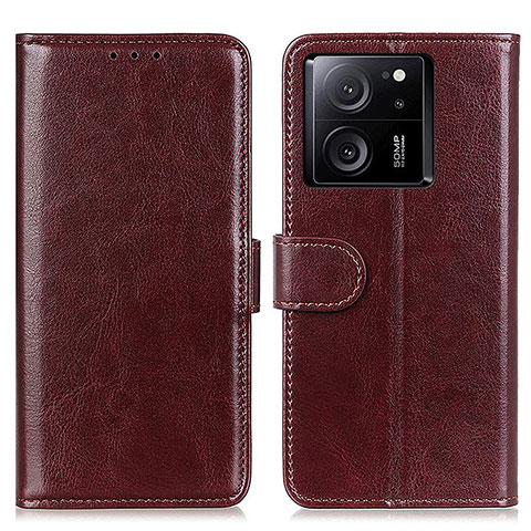 Funda de Cuero Cartera con Soporte Carcasa M07L para Xiaomi Mi 13T 5G Marron