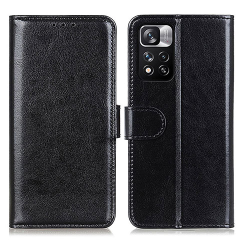 Funda de Cuero Cartera con Soporte Carcasa M07L para Xiaomi Poco X4 NFC Negro