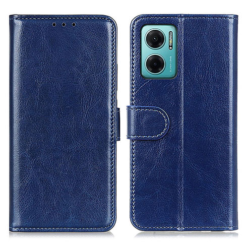 Funda de Cuero Cartera con Soporte Carcasa M07L para Xiaomi Redmi 10 Prime Plus 5G Azul