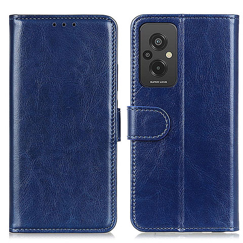 Funda de Cuero Cartera con Soporte Carcasa M07L para Xiaomi Redmi 11 Prime 4G Azul