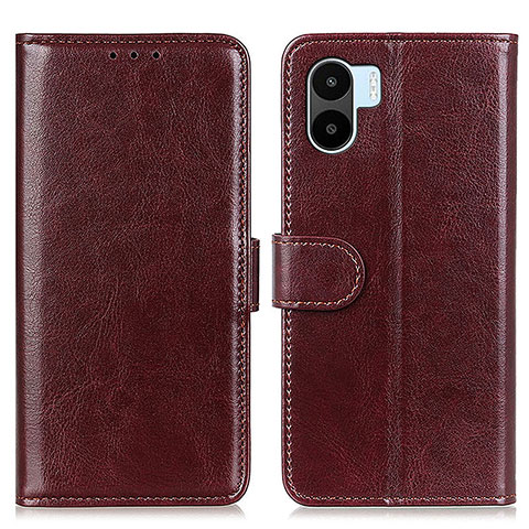 Funda de Cuero Cartera con Soporte Carcasa M07L para Xiaomi Redmi A1 Marron