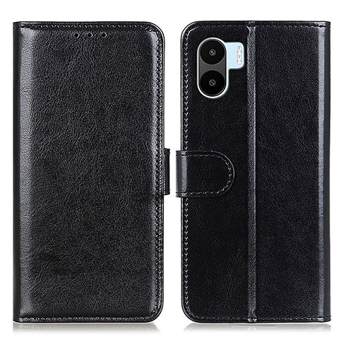 Funda de Cuero Cartera con Soporte Carcasa M07L para Xiaomi Redmi A1 Negro