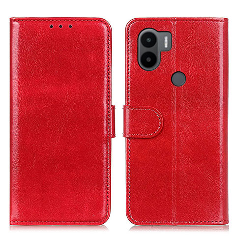 Funda de Cuero Cartera con Soporte Carcasa M07L para Xiaomi Redmi A1 Plus Rojo