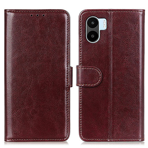 Funda de Cuero Cartera con Soporte Carcasa M07L para Xiaomi Redmi A2 Marron