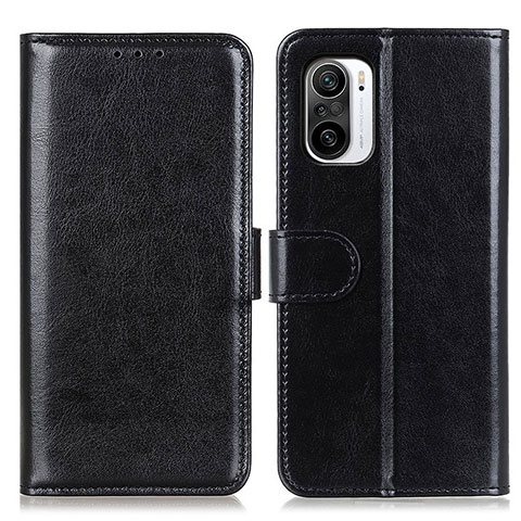 Funda de Cuero Cartera con Soporte Carcasa M07L para Xiaomi Redmi K40 Pro 5G Negro