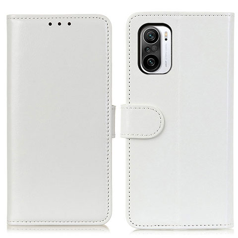 Funda de Cuero Cartera con Soporte Carcasa M07L para Xiaomi Redmi K40 Pro+ Plus 5G Blanco