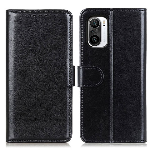 Funda de Cuero Cartera con Soporte Carcasa M07L para Xiaomi Redmi K40 Pro+ Plus 5G Negro