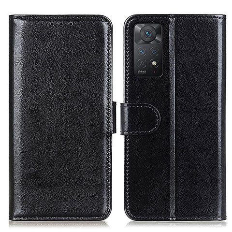 Funda de Cuero Cartera con Soporte Carcasa M07L para Xiaomi Redmi Note 11 Pro 4G Negro