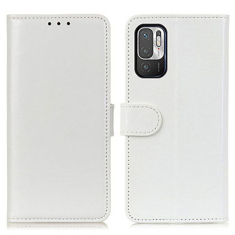 Funda de Cuero Cartera con Soporte Carcasa M07L para Xiaomi Redmi Note 11 SE 5G Blanco