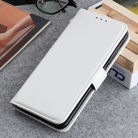 Funda de Cuero Cartera con Soporte Carcasa M07L para Xiaomi Redmi Note 11 SE India 4G Blanco