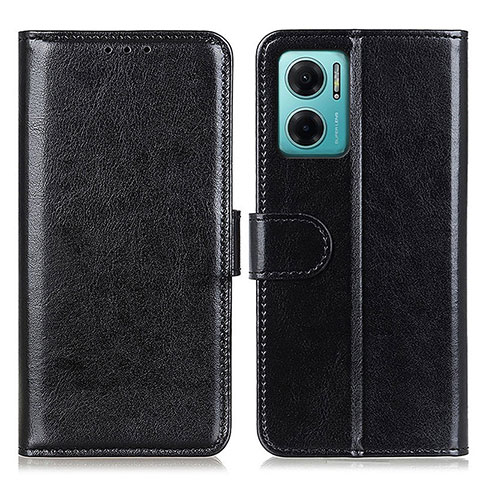 Funda de Cuero Cartera con Soporte Carcasa M07L para Xiaomi Redmi Note 11E 5G Negro