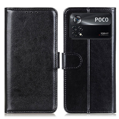 Funda de Cuero Cartera con Soporte Carcasa M07L para Xiaomi Redmi Note 11E Pro 5G Negro