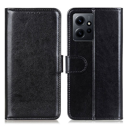 Funda de Cuero Cartera con Soporte Carcasa M07L para Xiaomi Redmi Note 12 4G Negro