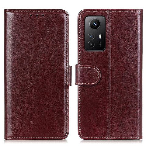 Funda de Cuero Cartera con Soporte Carcasa M07L para Xiaomi Redmi Note 12S Marron