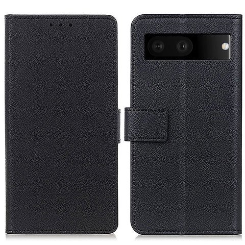 Funda de Cuero Cartera con Soporte Carcasa M08L para Google Pixel 7 5G Negro