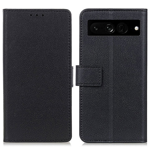 Funda de Cuero Cartera con Soporte Carcasa M08L para Google Pixel 7 Pro 5G Negro