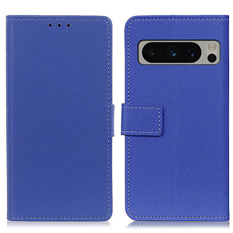 Funda de Cuero Cartera con Soporte Carcasa M08L para Google Pixel 8 Pro 5G Azul