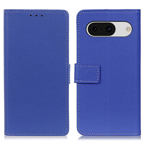 Funda de Cuero Cartera con Soporte Carcasa M08L para Google Pixel 8a 5G Azul